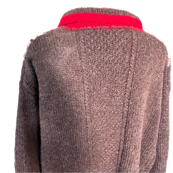 Lane Bryant 100 Wool Winter Cardigan Holiday Sweater size 18/20 GORGEOUS - Picture 14 of 15